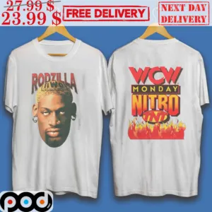 Dennis Rodman Rodzilla WCW Monday Nitro TNT Shirt