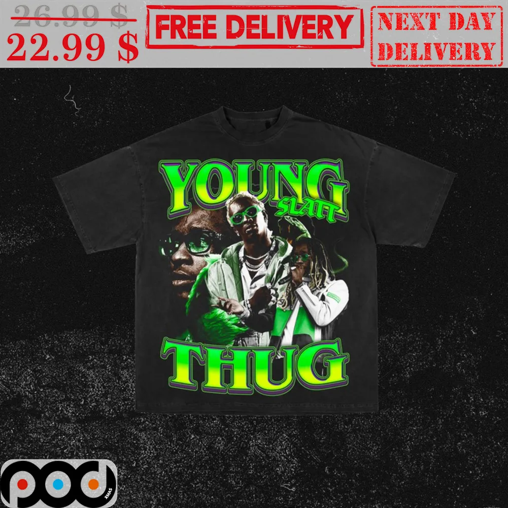 Young Thug Slatt Rapper Hip Hop Shirt