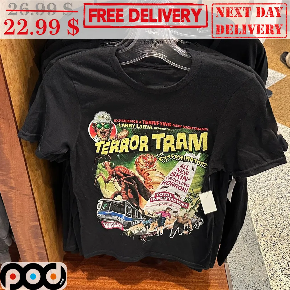 Terror Tram The Exterminatorz All New Skin-Crawling Horror Total Infestation Shirt