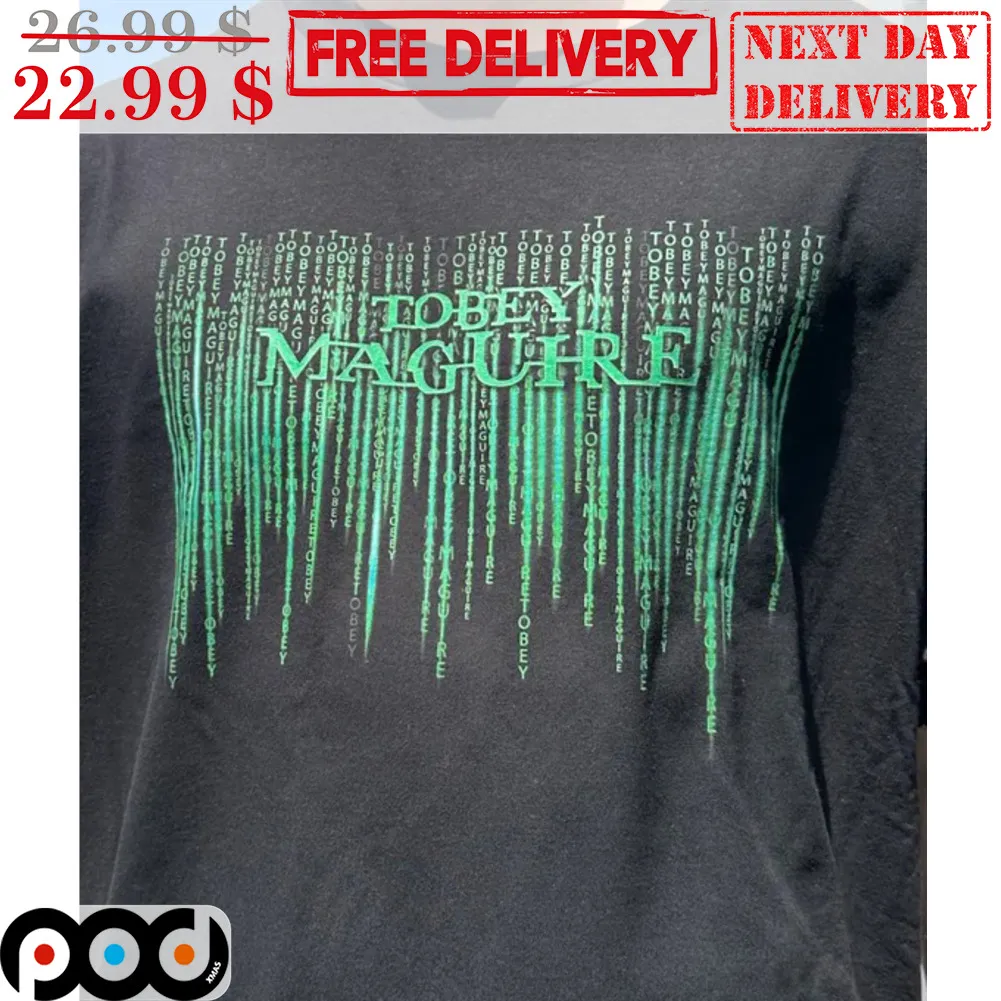 Tobey Maguire Code Hack Matrix Shirt
