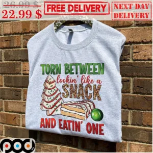 Torn Between Lookin' Like A Snack And Eatin' One Christmas Vintage Shirt