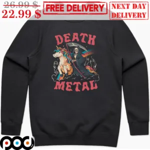 Death Riding Unicorn Death Metal Shirt