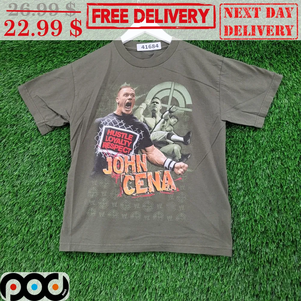 WWE John Cena Hustle Loyalty Respect Shirt