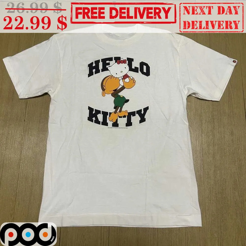 Bape Baby Monkey Hello Kitty Shirt