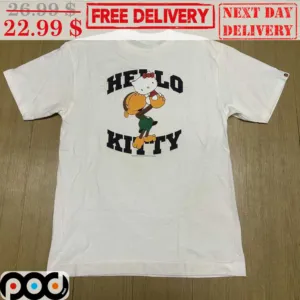 Bape Baby Monkey Hello Kitty Shirt