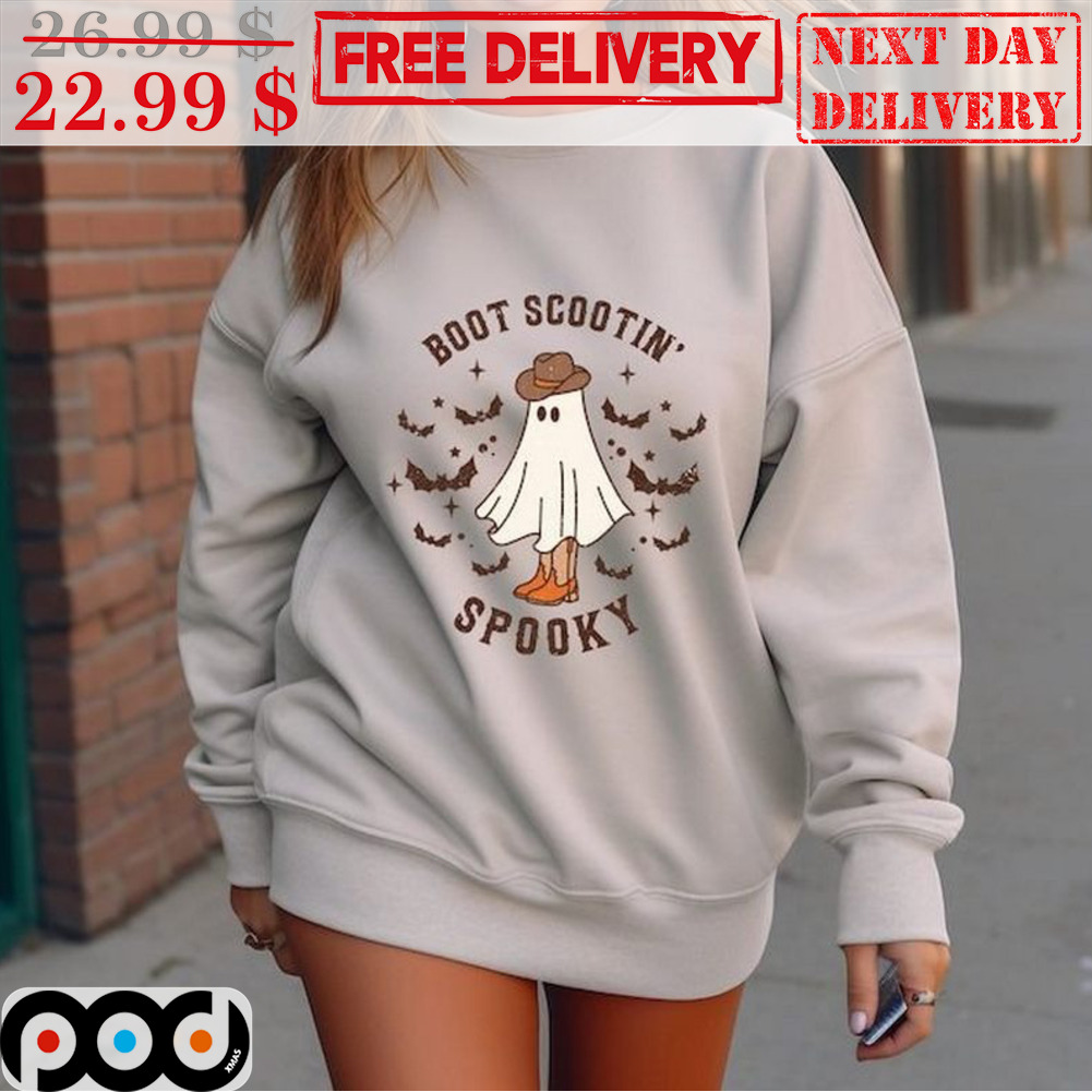 Ghost Boot Scootin Spooky Halloween 2023 Vintage Shirt Ghost Boot Scootin Spooky Halloween 2023 Vintage Shirt