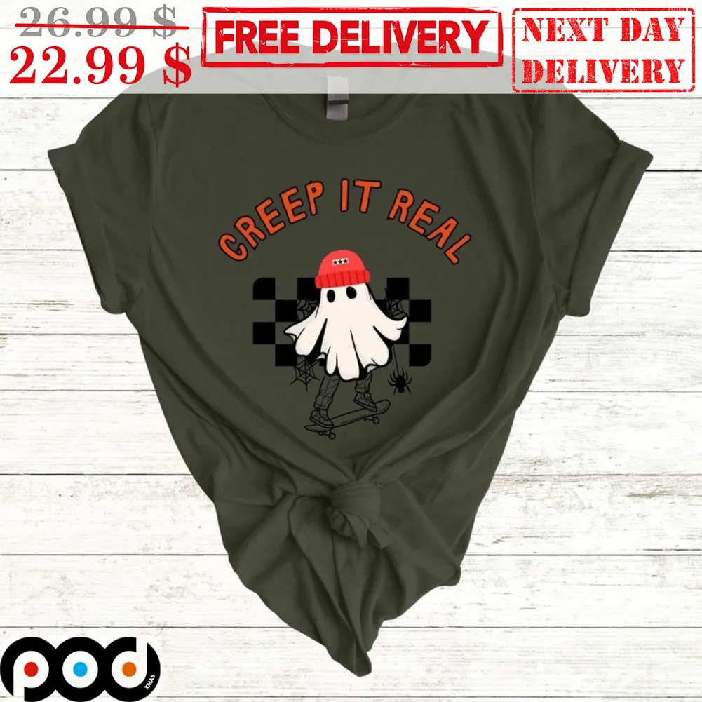 Ghost Creep It Real Halloween Shirt