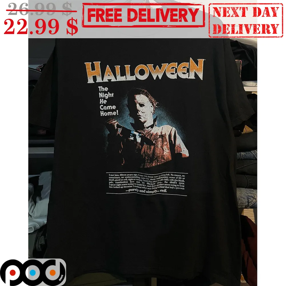 Michael Myers Halloween The Night He Came Home Horror Character Shirt