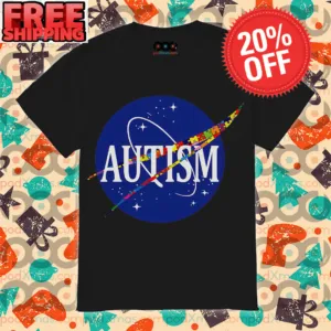 Autism Space Nasa Stars Planet Shirt