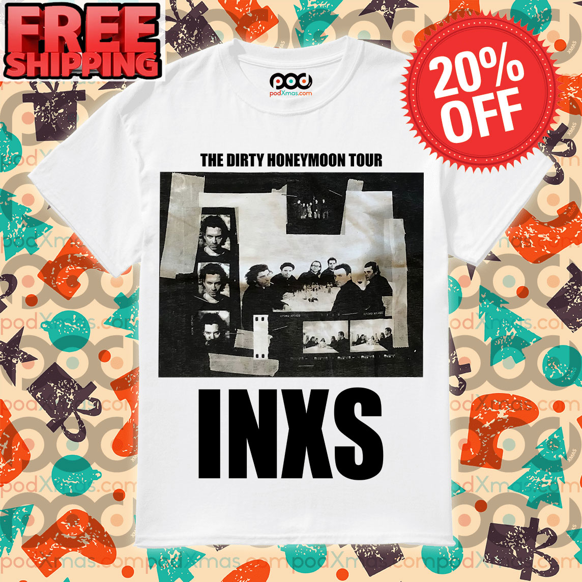 The Dirty Honeymoon Tour INXS Shirt 8 The Dirty Honeymoon Tour INXS Shirt