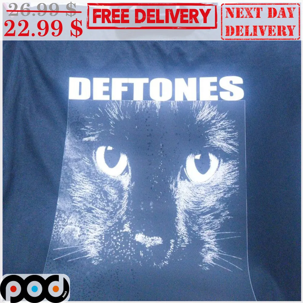 Black Cat Deftones Shirt