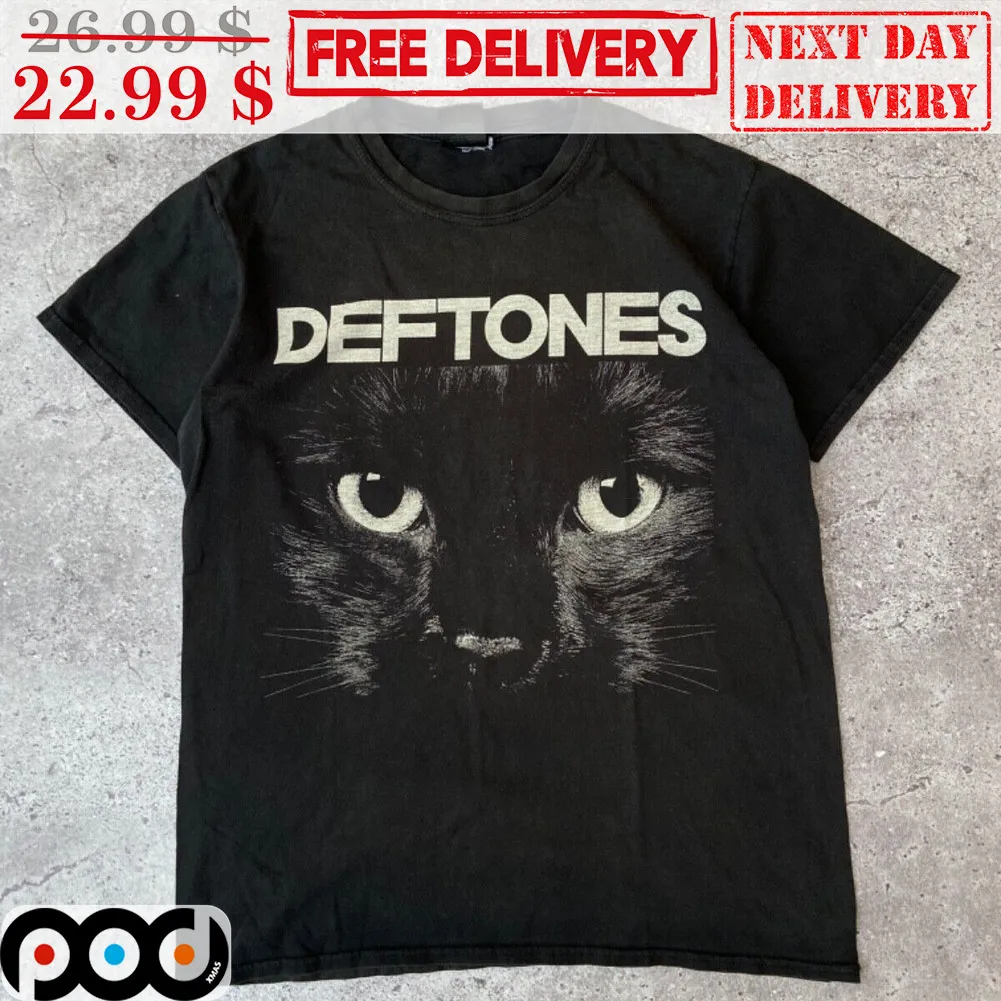 Deftones Vintage Cat Shirt