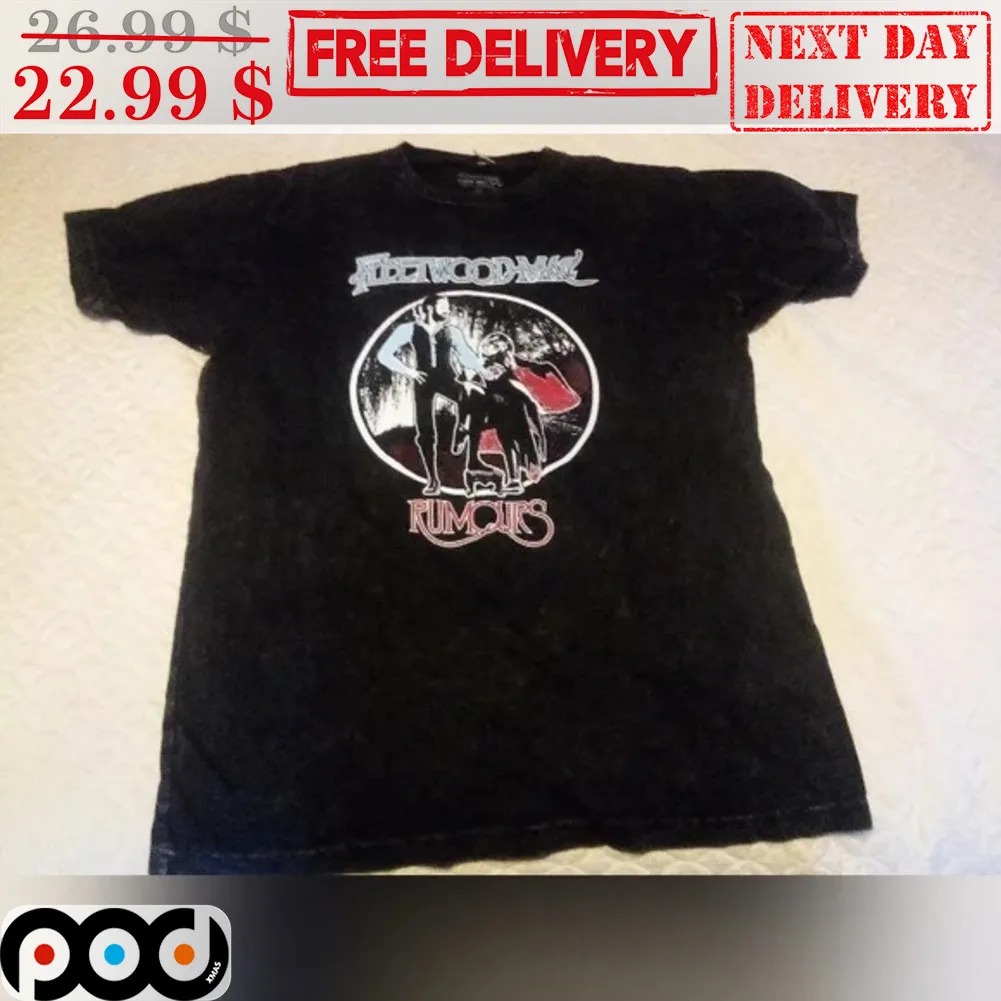 Fleetwood Mac Rumours Album Retro Shirt