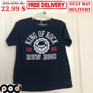 King Of Rock Run DMC 1985 Retro Shirt
