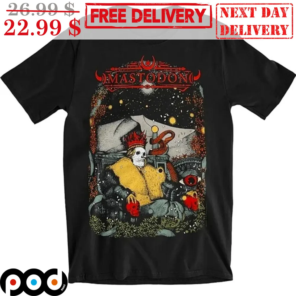 Mastodon Seated Sovereign Retro Shirt
