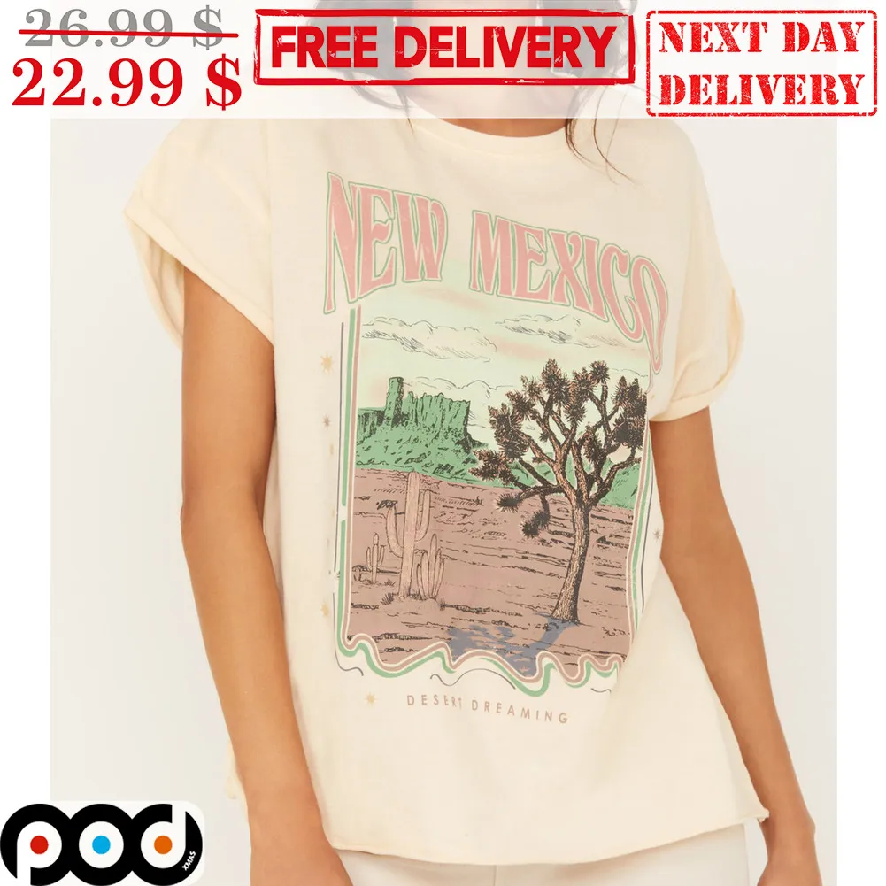 New Mexico Desert Dreaming Retro Shirt