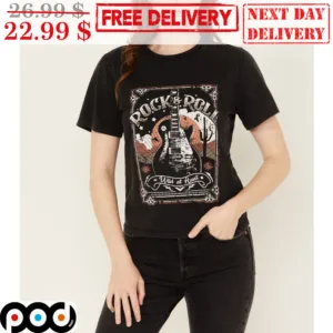 Rock & Roll Wild At Heart Country Music Retro Shirt