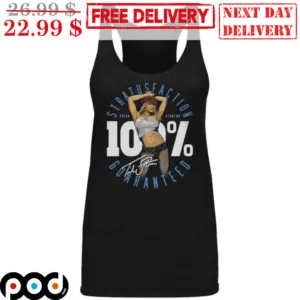 Trish Stratus 100% Stratusfaction Guaranteed Signature Shirt