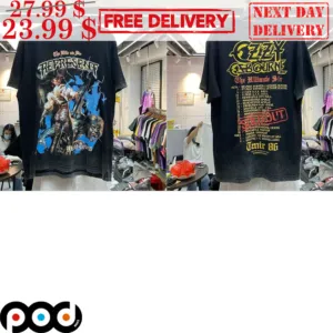 Ozzy Osbourne The Ultimate Sin Tour 80s Black Sabbath Shirt
