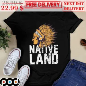 Chieftain Native Land American Native Retro Shirt