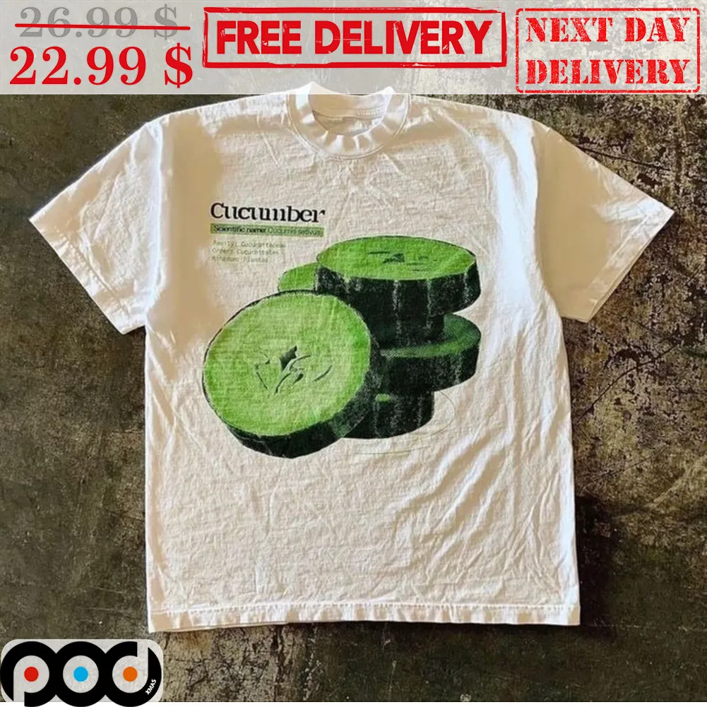Cucumber Slice Of Cucumber Retro Shirt