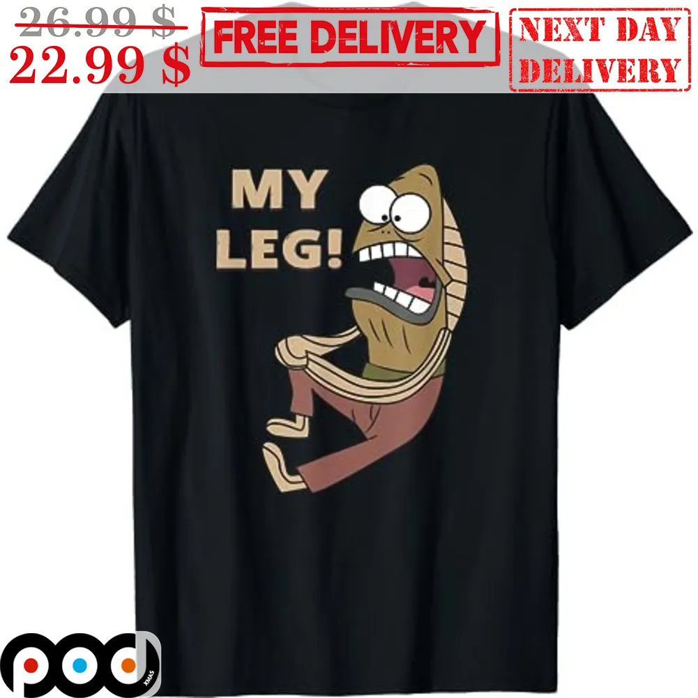 My Leg SpongeBob SquarePants Fred the Fish Shirt