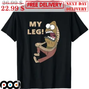 My Leg SpongeBob SquarePants Fred the Fish Shirt