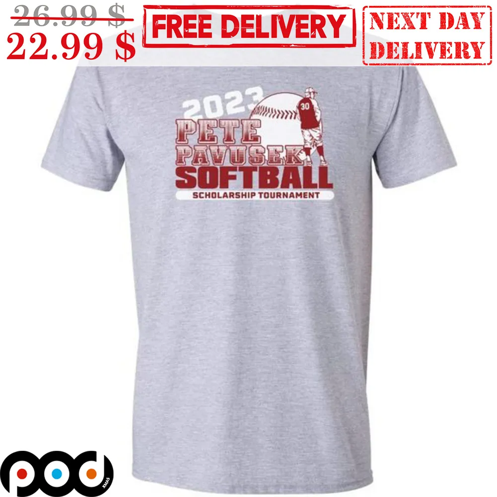 Pete Pavusek Softball Scholarship Tournament 2023 Retro Shirt