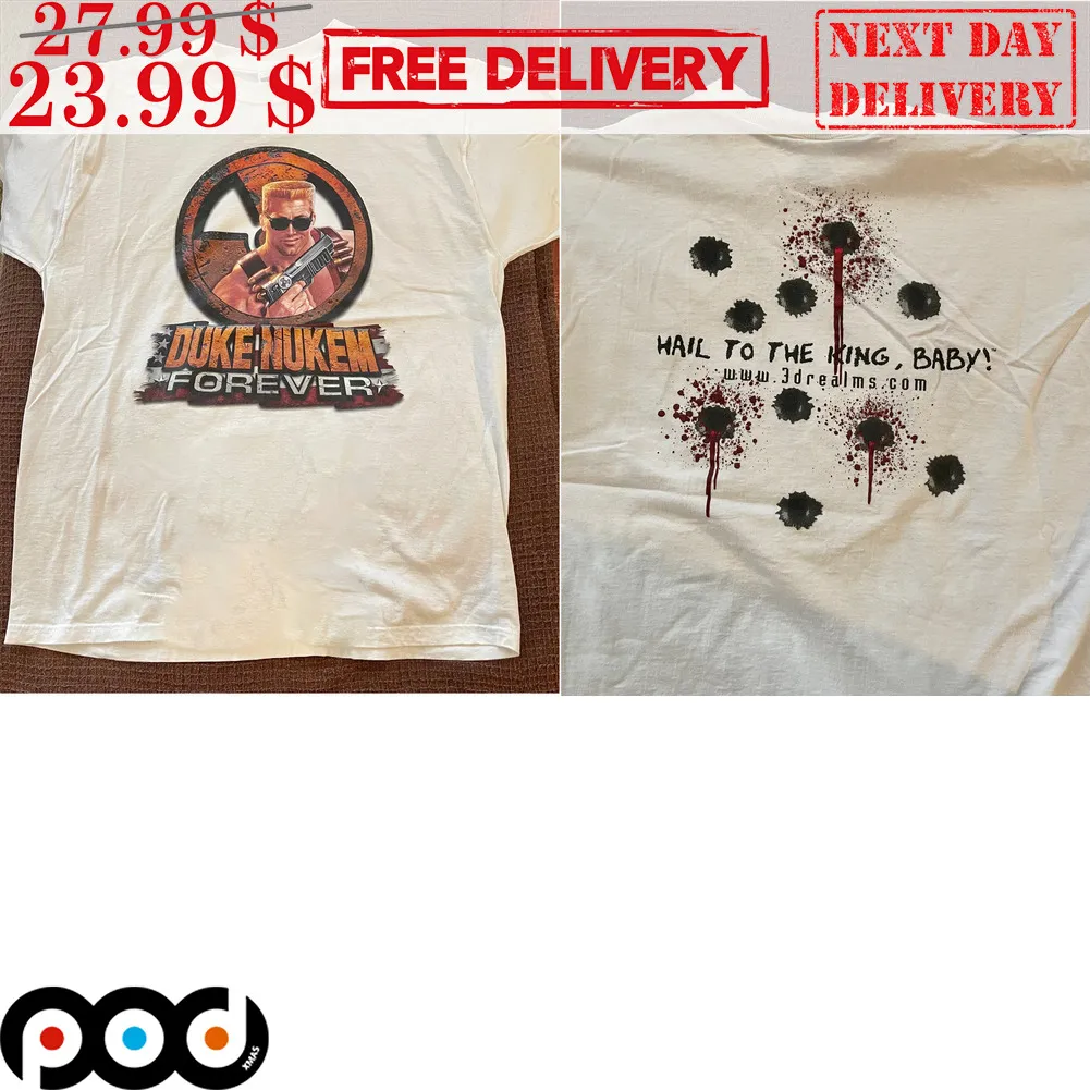 Duke Nukem Forever Hail To The King Baby Shirt