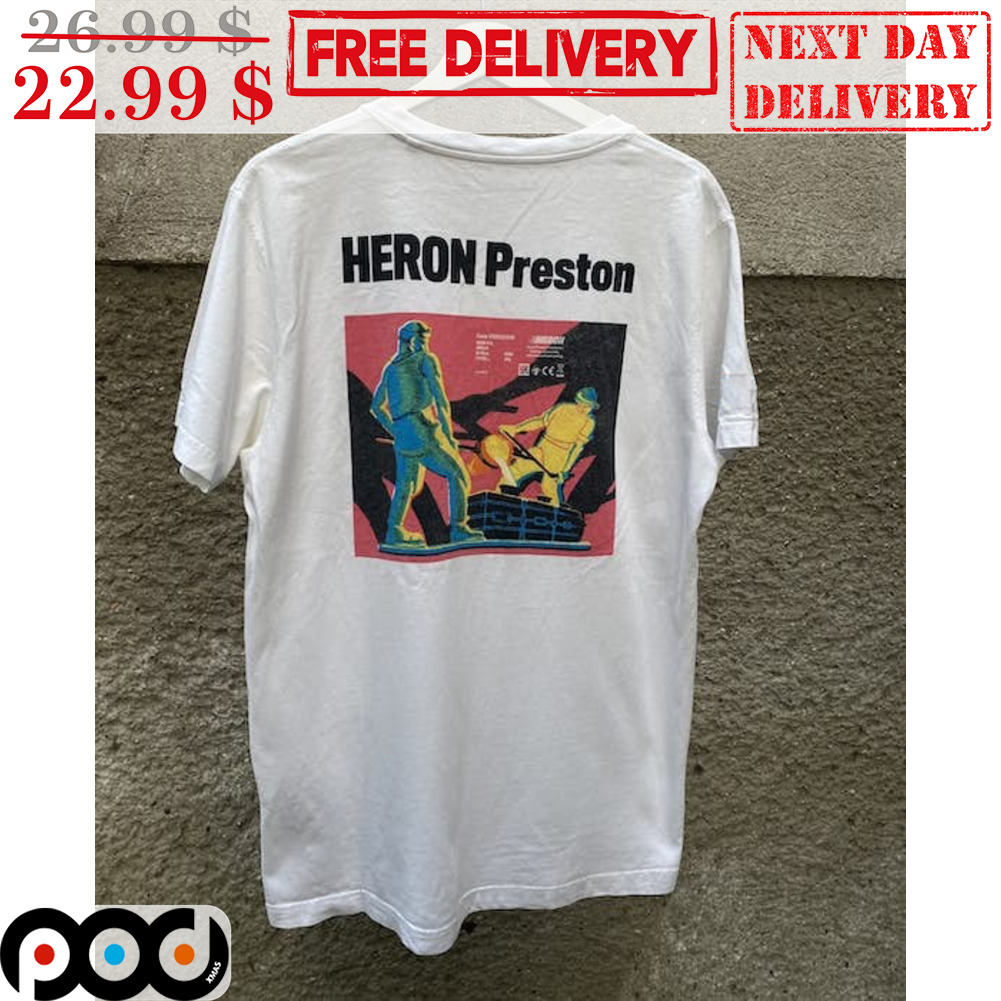 Heron Preston T-shirt In Navy Light Blue