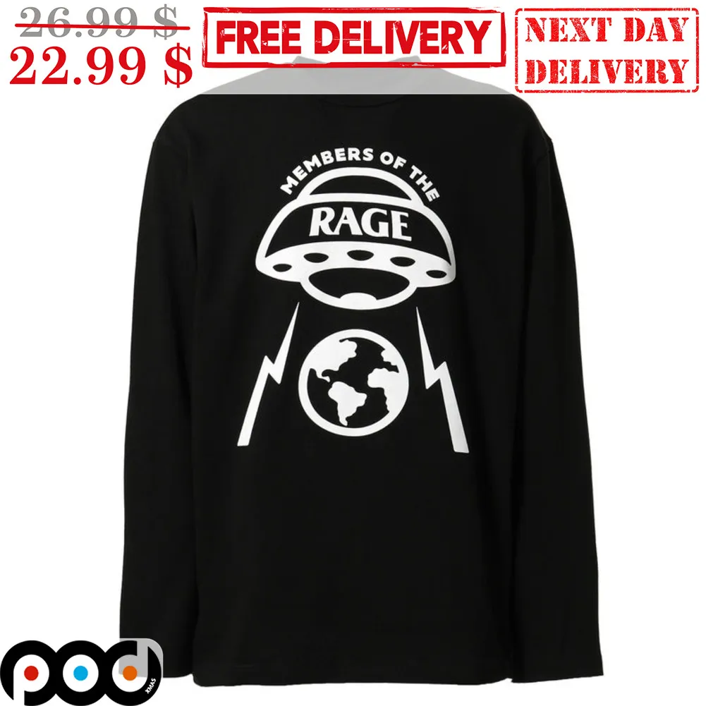Members Of The Rage UFO Earth Shirt