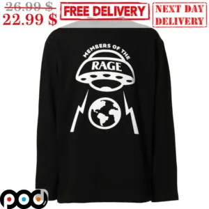 Members Of The Rage UFO Earth Shirt