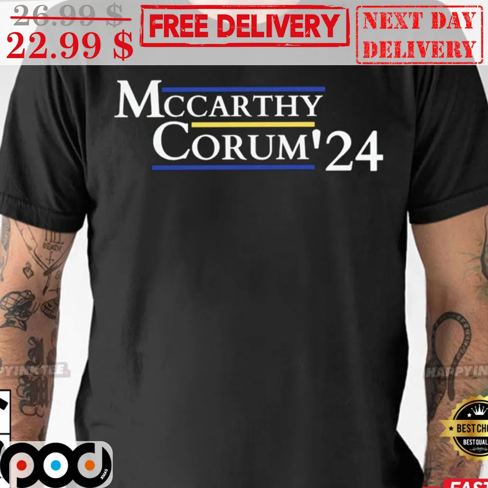 J.J. McCarthy Corum' 24 Michigan Wolverines Shirt