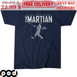 Jasson Dominguez The Martian El Marciano New York Yankees Signature MLB Shirt