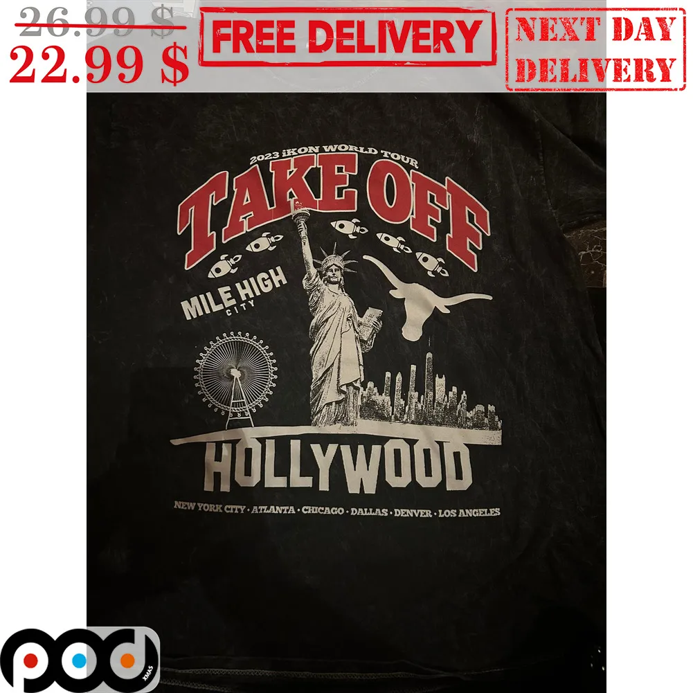 Liberties 2023 Ikon World Tour Take Off Mile High City Hollywood Shirt