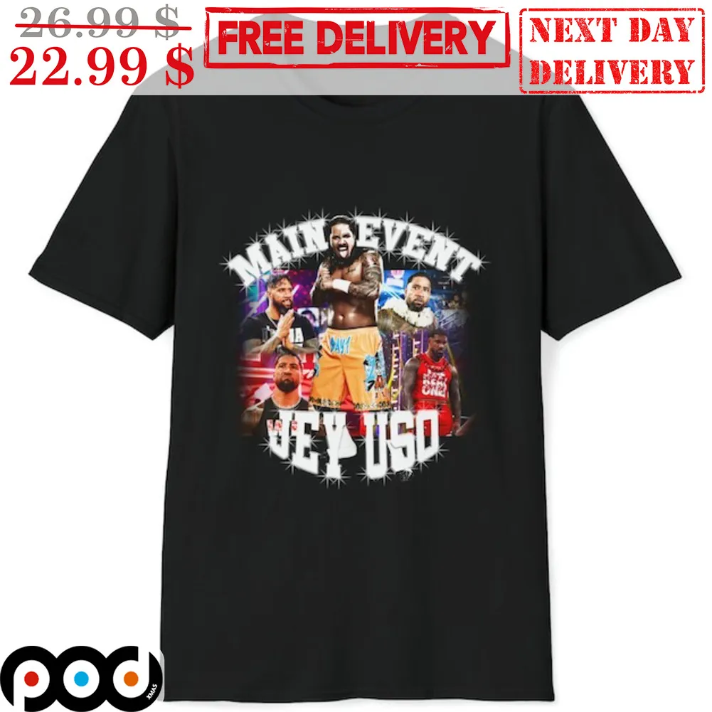 Main Event Jey USO WWE Shirt