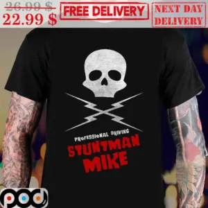 Skull Professional Driving Stuntman Mike Shirt