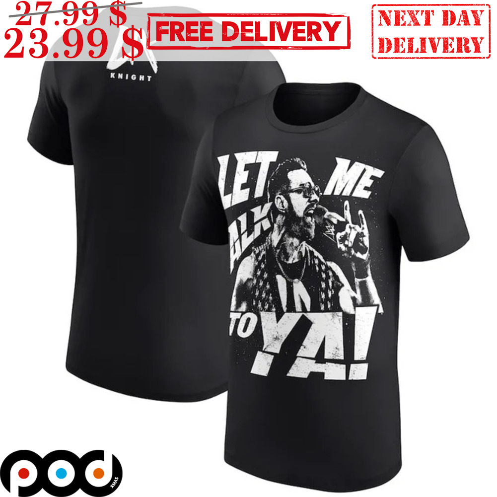 Get La Knight Let Me Talk To Ya Vintage Shirt For Free Shipping • Custom  Xmas Gift