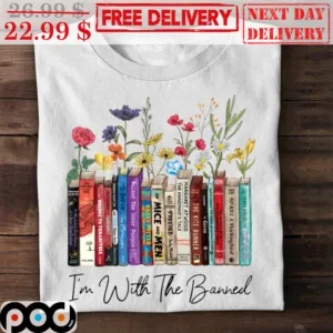 Flower Books I'm With The Banned Shirt
