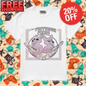 The Puppersoni Pizzas Rock Neon Shirt
