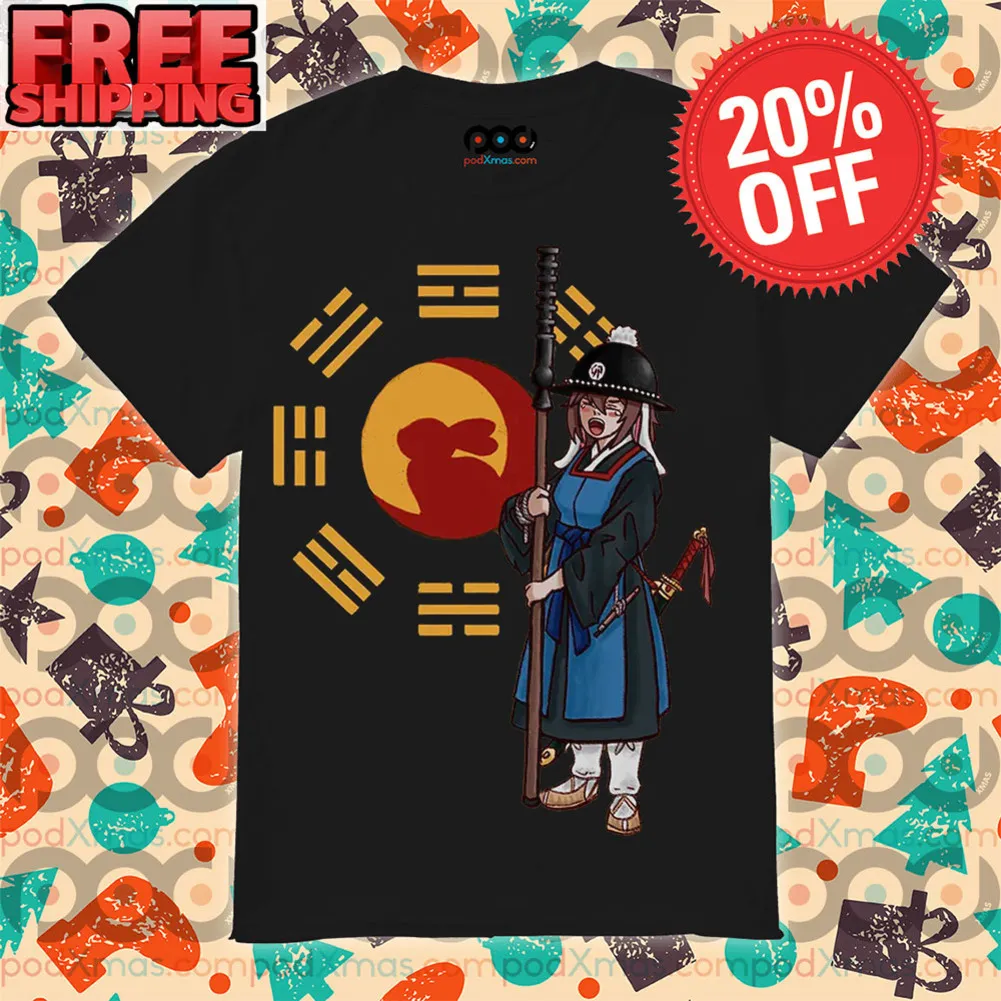 Korean Girl Rabbit Moon Shirt