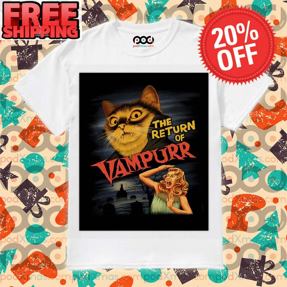 Cat The Return Of Vampurr Halloween 2023 Shirt