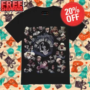 Roc-A-Fella Records Presents The Diamond Is Forever OG Hip Hop Rapper Shirt
