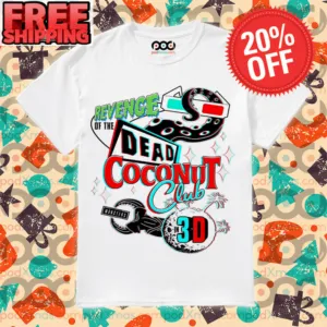 Revenge Of The Dead Coconut Club In 3D Monsters Neon Shirt