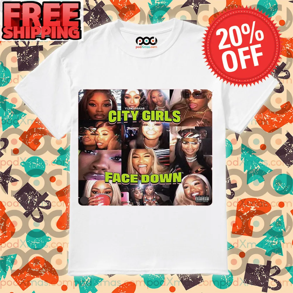 Yung Miami City Girls Face Down Hip Hop Rapper Shirt