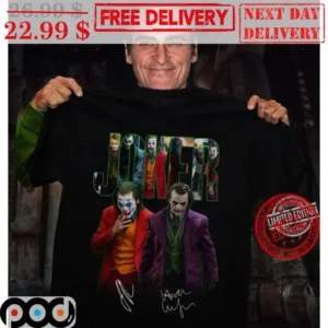 Joker Joaquin Phoenix Heath Ledger Signature Shirt