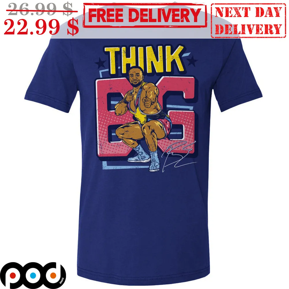 Think BG Big E Signature WWE Shirt