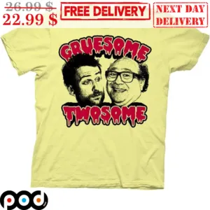 Gruesome Twosome Horror Movies Vintage Shirt