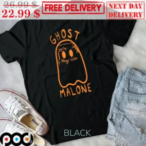 Ghost Malone Stay Away Always Tired Halloween Shirt