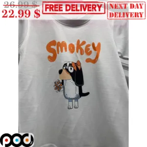 Bluey Smokey Cheerleader Shirt